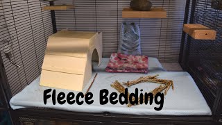 How To Clean Chinchilla Bedding Fleece [upl. by Aihcila]