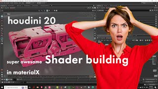 Houdini 20  Shader Building in Material X [upl. by Ylil]