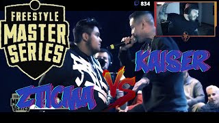 Misionero Reaccion al Minuto de sangre De Kaiser vs Zticma [upl. by Anegal]