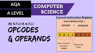 AQA A’Level Opcodes and operands [upl. by Alimak]