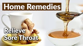 Home Remedies for Sore Throat  How to Treat Throat Infection at Home [upl. by Procto162]