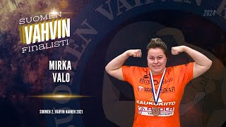 Mirka Valo  Suomen Vahvin Nainen 2024 Finaali [upl. by Aynod166]