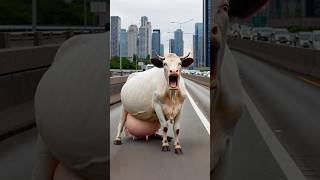 Man help a pregnant cow cow cowlover pregnant treatment babyanimal humanity calf rescue [upl. by Mittel]