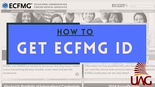 How To Get an ECFMG ID Number Needed to Sign Up for Step 1 as an IMG [upl. by Necaj]