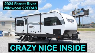 The Coolest Couples Travel Trailer 2024 Wildwood Platinum 22ERAS [upl. by Pevzner]