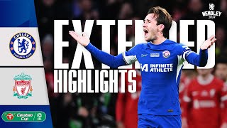 Chelsea 01 Liverpool  Cup FINAL 2024  Carabao Cup Extended Highlights [upl. by Yrffej]