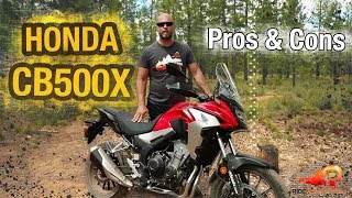 2019 HONDA CB500X REVIEW  Pros and Cons  RIDE Adventures [upl. by Noivax486]