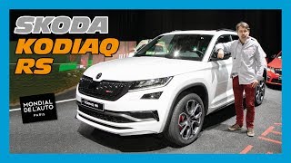 Skoda Kodiaq RS  le SUV familial en version sport [upl. by Pancho692]