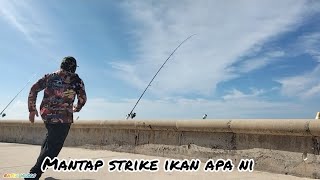 mancing di pantai Tanjung batu Brunei Darussalam [upl. by Ardnot]