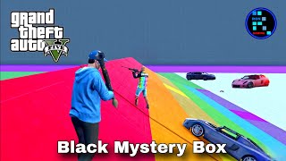 GTA V  Black Mystery Box amp RON Vs MOMO Rpgs Vs Cars [upl. by Gnoc]