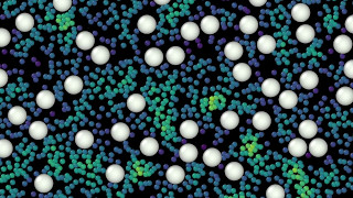 LAMMPS Example Colloid [upl. by Deb]