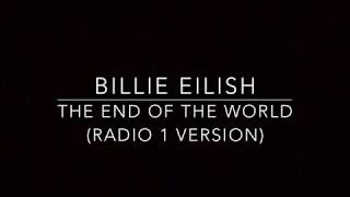 The End of The World Piano Karaoke Instrumental Billie Eilish Rob Dickinson Cover [upl. by Durtschi394]