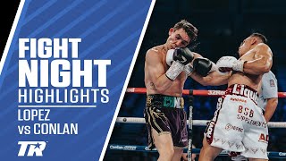 Venado Lopez STUNS Belfast amp Mick Conlan  FIGHT HIGHLIGHTS [upl. by Cully289]