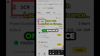 SCR Coin Launch on Binance Launchpool Earn SCR with Binance Farming [upl. by Yenatirb829]