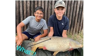 Hordle lakes fishing trip with some massive carp thanks so much to hordle lakes for having me🎣 [upl. by Yendys272]