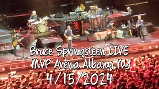 Bruce Springsteen LIVE MVP Arena Albany NY 4152024 brucespringsteen [upl. by Gemperle]