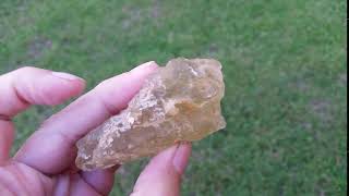 Libyan Desert Glass Specimen 94 grams [upl. by Nomra]