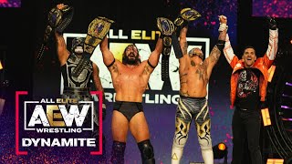 Death Triangle Become the NEW World Trios Champions  AEW Dynamite 9722 [upl. by Blanche]