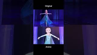 Let It Go Original vs Anime FASH Animation [upl. by Lehteb]