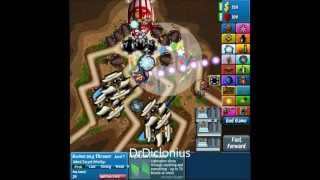 Bloons TD 4 Hard Perfect No Lives Lost Anthill Track 9 BTD4 TD4 [upl. by Junia13]