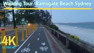 🇦🇺【4K】Walking Tour  Ramsgate Beach Sydney  Australia 2022 City Walking Tour [upl. by Mohr923]