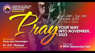 Pray Your Way Into November 2023  Day 2  30th October 11pm UK Time [upl. by Naihr689]