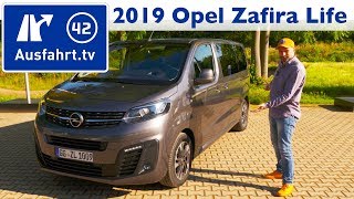 2019 Opel Zafira Life Tourer M 177 PS  Kaufberatung Test deutsch Review Fahrbericht Ausfahrttv [upl. by Gatias]