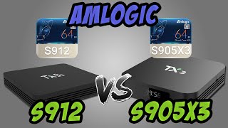 Amlogic S912 vs Amlogic S905x3 [upl. by Adnahs964]