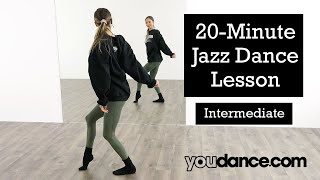 Jazz Dance Tutorial Intermediate  Levitating  YouDancecom [upl. by Eintroc]