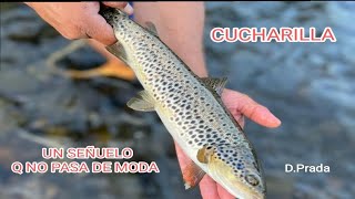 pesca con cucharilla  lance ligero [upl. by Llenil]