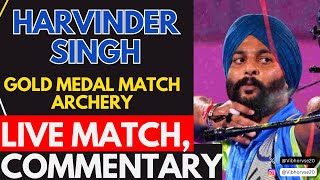 Live Harvinder Singh Archery Final  Mens Club Throw  F51 Final paralympics  PARISOLYMPICS2024 [upl. by Kazue]