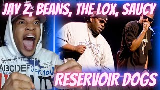 THEY ALL SNAPPED JAY Z  RESERVOIR DOGS FT BEANIE SIGEL x THE LOX x SAUCE MONEY  REACTION [upl. by Bruning834]