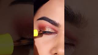 Easy eye look 💯😍 eyemakeupoftheday makeup viralvideo subscribe [upl. by Matthaeus480]