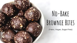 No Bake Brownie Bites [upl. by Oiramed]