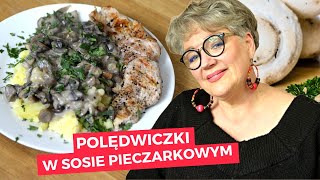 Szybki domowy obiad POLĘDWICZKI W SOSIE PIECZARKOWYM To to co tygrysy lubią najbardziej 😋 [upl. by Stahl]