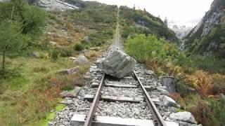 Standseilbahn 386404 Handegg  Handeggfluh Ärlen Berggang  Funicular [upl. by Omar]