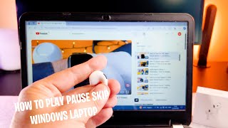 How To Play Pause Skip Song On AirPods 4 With Windows Laptop [upl. by Ztirf186]