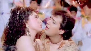 Husn Hai Suhana  Bollywood 90s Hits  Govinda amp Karisma Kapoor  Abhijeet amp Chandana Dixit [upl. by Yahsed]