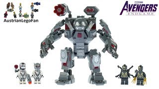 Lego Avengers Endgame 76124 War Machine Buster Speed Build [upl. by Divd]