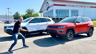 Jeep Cherokee Trailhawk vs Jeep Compass Trailhawk  What the other videos arent showing you [upl. by Helprin839]