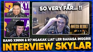 INTERVIEW KING SKYLAR SETELAH KALAHKAN FNATIC ONIC PH  REACTION INTERVIEW SKYLAR RRQ VS FNOP❗ [upl. by Gromme168]