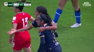 Gol de Aerial Chavarin  Jornada 11  Liga BBVA MX Femenil [upl. by Sloatman]