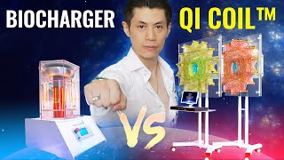 BIOCHARGER REVIEW vs QI COIL Comparison  Resonant Light Tesla Scalar Energy PEMF Frequency Therapy [upl. by Creath]