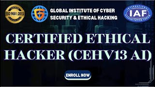 Certified Ethical Hacker with Artificial Intelligence CEHv13 AI gicseh AI [upl. by Nitza]