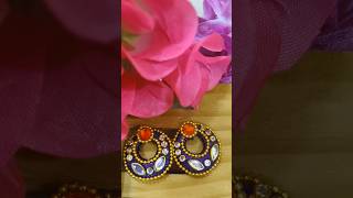 Latest Silk thread Earringsdiysilkthreadearringscraft silk thread earrings making at homeshorts [upl. by Eletnahc]