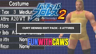 editing Curt Hennig in Virtual Pro Wrestling 2 Freem Edition [upl. by Kalvn]