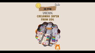 3d Pen crelando lidl unboxing [upl. by Philpot]