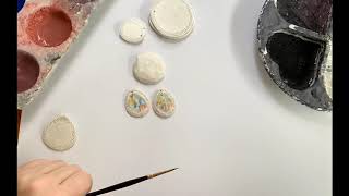 Hand painting Ceramics [upl. by Bollinger]