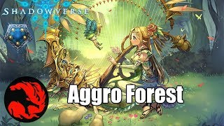 Shadowverse Lowest Budget  Aggro ForestCraft Deck Gameplay [upl. by Harim]