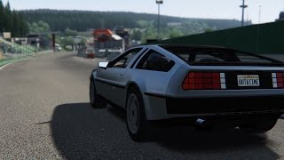 Assetto Corsa Mods  DeLorean DMC12  SpaFrancorchamps [upl. by Htabmas]